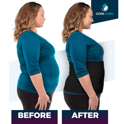 Plus Size 12 Inch Abdominal Binder - QORELOGIQ