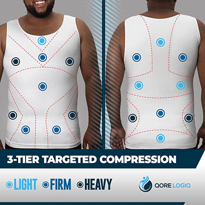 Compression Shirt Tank Top | Tall Length | 3 Pack - QORELOGIQ