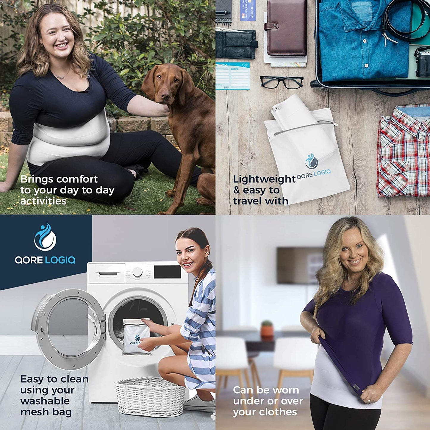 Plus Size 9 Inch Abdominal Binder - QORELOGIQ