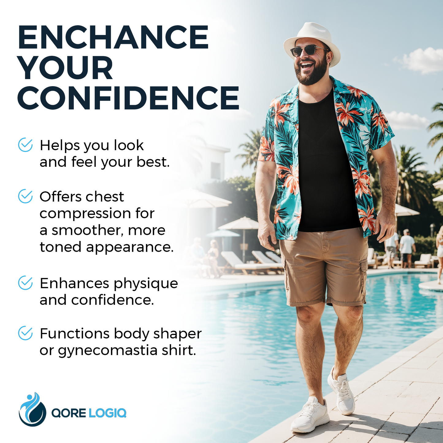 Compression Shirt Tank Top | Regular Length - QORELOGIQ