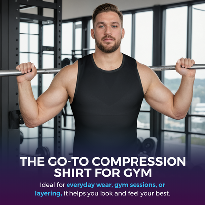 Compression Shirt Tank Top | Regular Length - QORELOGIQ